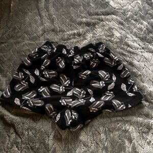 The Rolling Stones Black and White sleep shorts